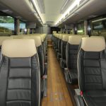 Interior of the Lorenz 34-40 Passenger Midsize Coach